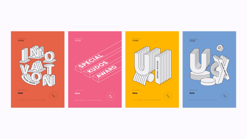 CSS Design Awards wins